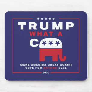 Mousepad Trump. Que poster da campanha anti-tropete - C***