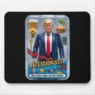 Mousepad Trump Satire Sobrevivido à Recessão Conjunto de Aç