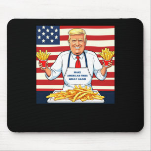 Mousepad Trump Servindo Mcdonalds Fries