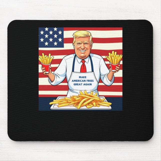 Mousepad Trump Servindo Mcdonalds Fries (Frente)