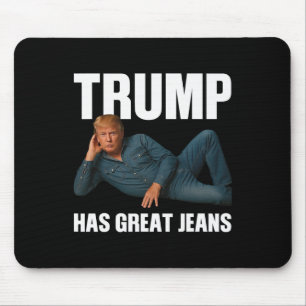 Mousepad Trump Tem Ótimas Calças Piada Divertida de Meme