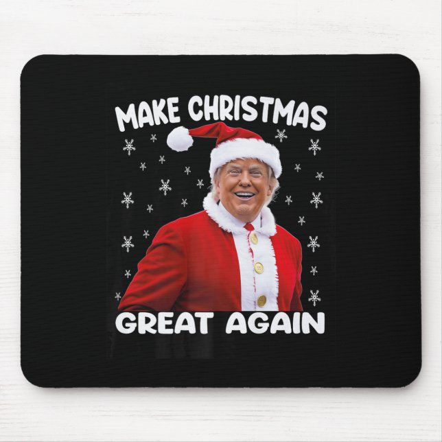 Mousepad Trump Torna Excelente de Natal Novamente Papais no (Frente)