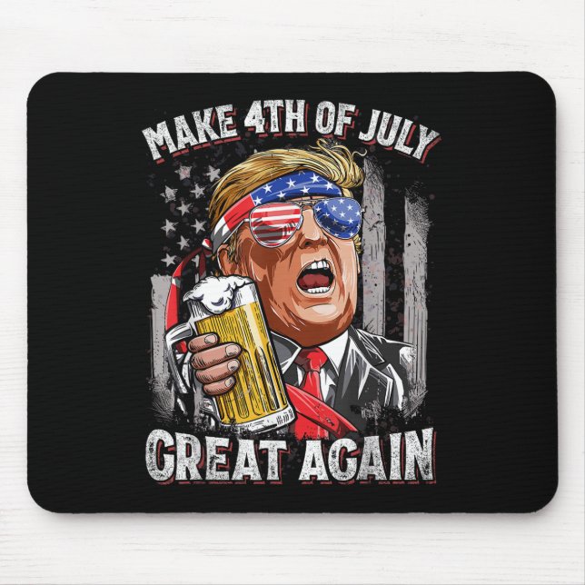 Mousepad Trump Torna O Excelente De 4 De Julho Novamente Be (Frente)