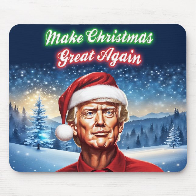 Mousepad Trump - Torne o Excelente de Natal novamente (Frente)