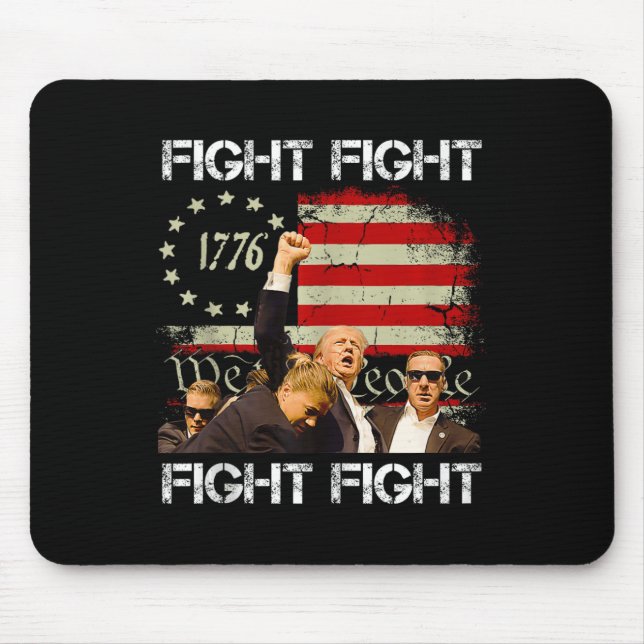 Mousepad Trump Vance 2024 Fight (Frente)