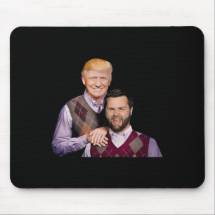 Mousepad Trump Vance 2024 Irmãos Funny Parody Trump J.d.