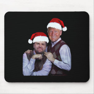 Mousepad Trump Vance 2024 Irmãos Papais noeis Engraçado Tru