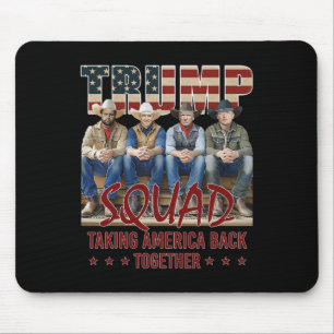 Mousepad Trump Vance Kennedy Elon Squad Levando a América B