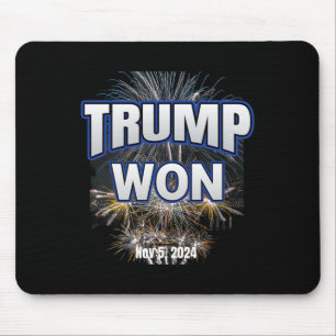 Mousepad Trump Venceu Celebração da Vitória de Trump Eleiçã