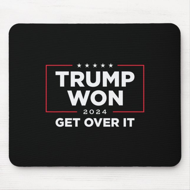 Mousepad Trump Won supera isso 2024 (Frente)