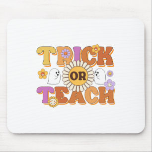 Mousepad Truque De Retrô Ou Ensino Professor Fantasma Hallo