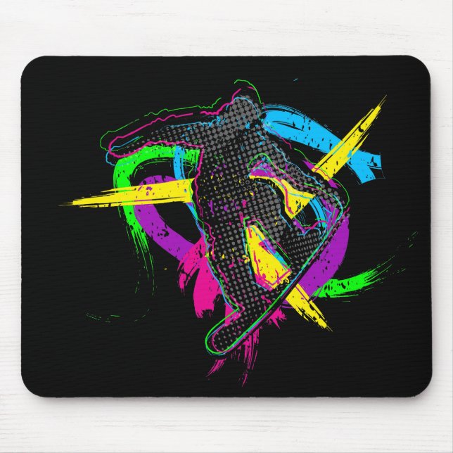Mousepad Truque de Snowboard (Frente)