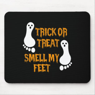 Mousepad Truque Divertido ou Tratado cheira meu Feet Hallow