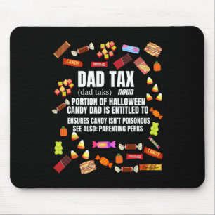 Mousepad Truque Fiscal Ou Tratar Doces Engraçado Sarcástico