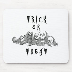 Mousepad Truque ou tratamento de bruxas do Dia das Bruxas