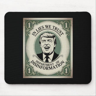 Mousepad “trust Nobody” - Trump Nknote Parody 2 