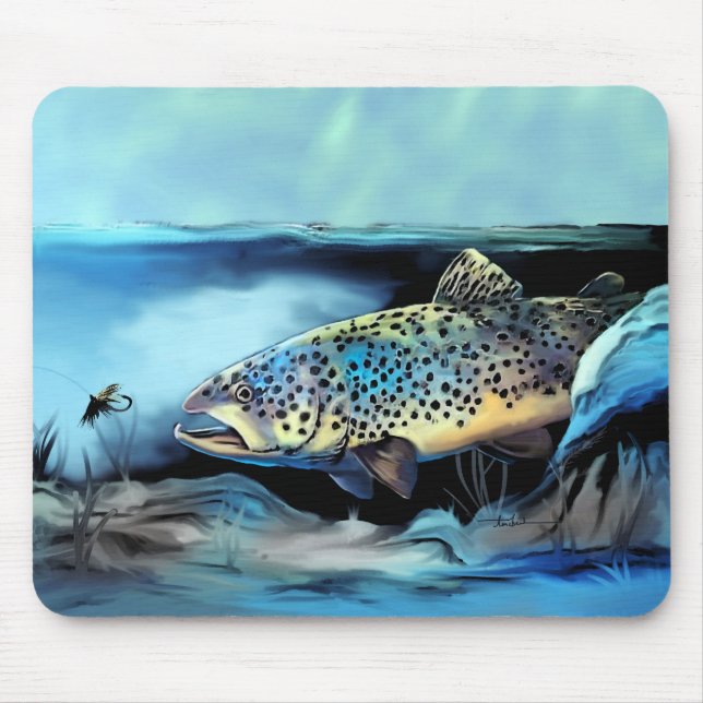 Mousepad Truta Arco-Íris (Frente)