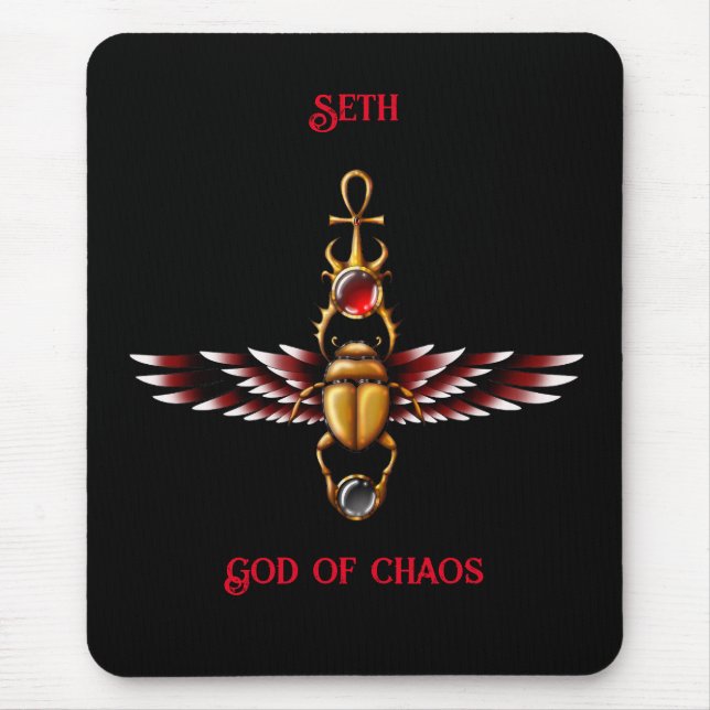 Mousepad TSDS: Gráfico de Casaco de Scarab do Seth (Frente)
