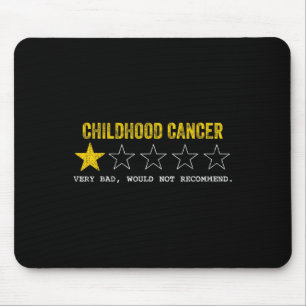 Mousepad Tu Infância Cancer Consciência Mês Figurino Fita