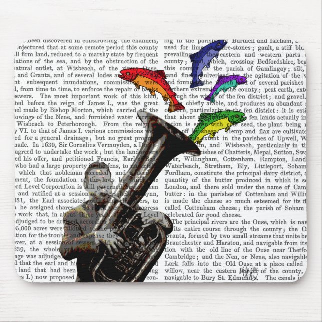 Mousepad Tuba E Peixe (Frente)