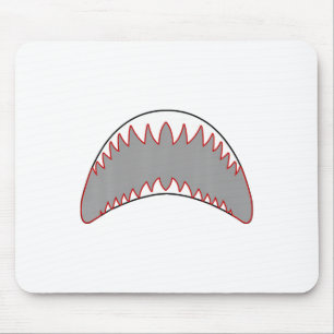 Mousepad Tubarão-Boca Preguiçoso Figurino Fácil Para Hallow