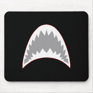Mousepad Tubarão-Boca Preguiçoso Figurino Fácil Para Hallow