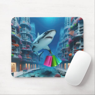 Mousepad Tubarão Comprado num Centro submarino