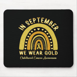 Mousepad Tubarão de Sensibilização para a Infância Cancer D