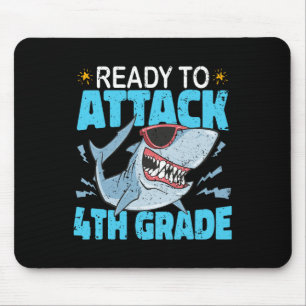 Mousepad Tubarão Pronto Para Atacar Meninos do 4º Ano Prime