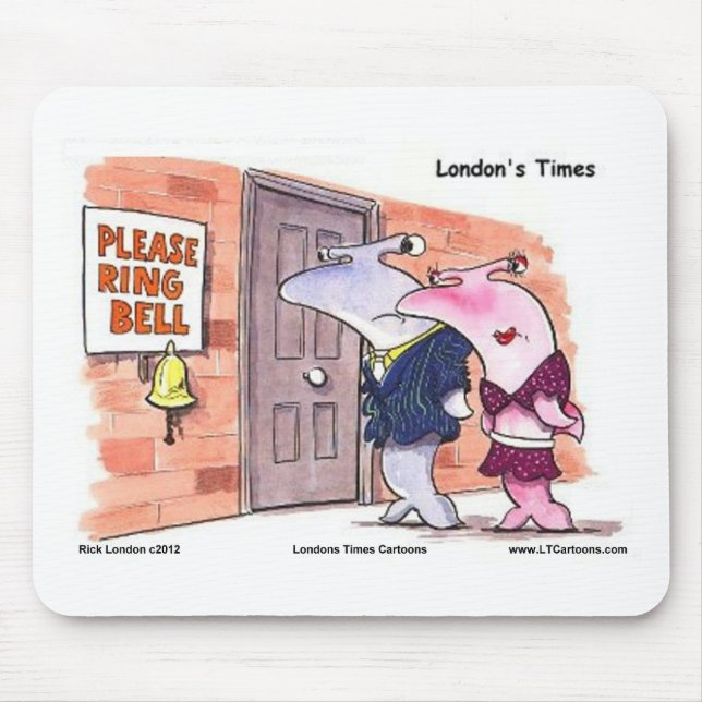 Mousepad Tubarões De Cabeça De Hammerhead @ Camisetas Engra (Frente)