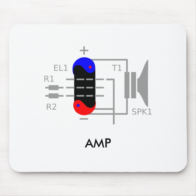 Mousepad Tubo amplificador (Frente)