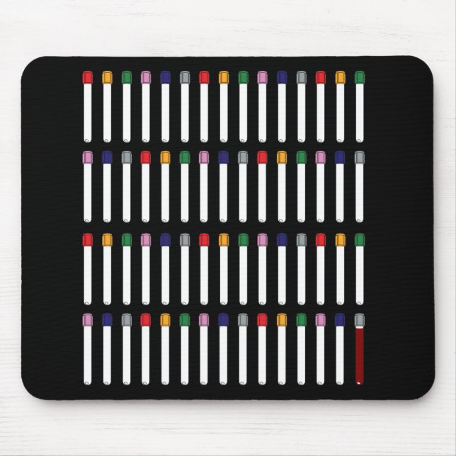 Mousepad Tubos da flebotomia (Frente)