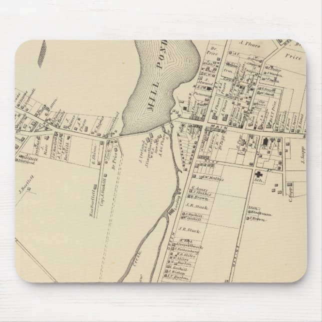 Mousepad Tuckerton, Nova Jersey (Frente)