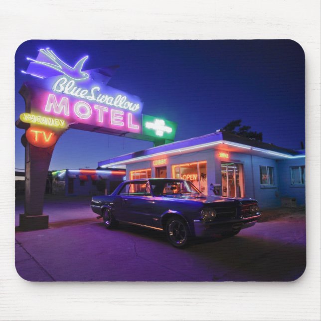 Mousepad Tucumcari, New mexico, os Estados Unidos. Rota 66 (Frente)