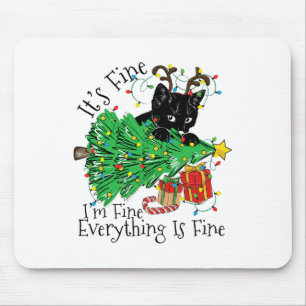 Mousepad Tudo Bem Estou Bem Tudo Está Bem Diversão Natal