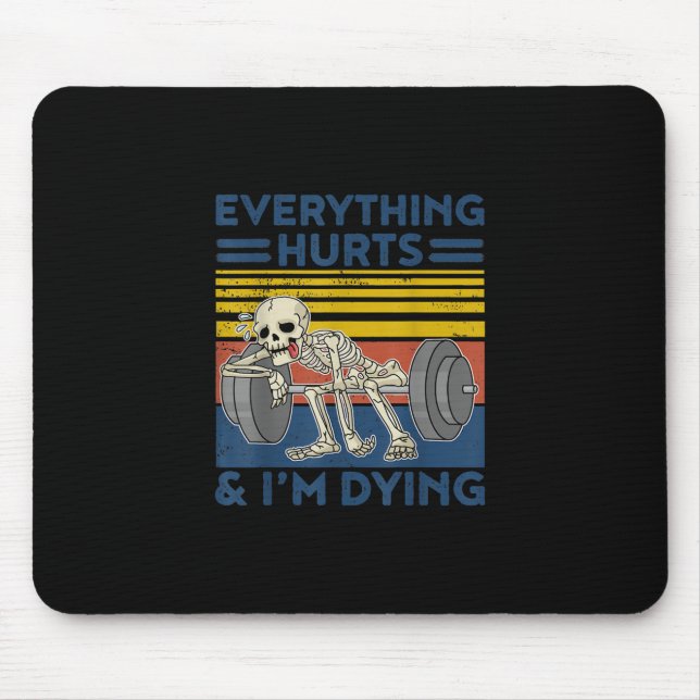 Mousepad Tudo Magoa Pesar Ness Gym Gift (Frente)