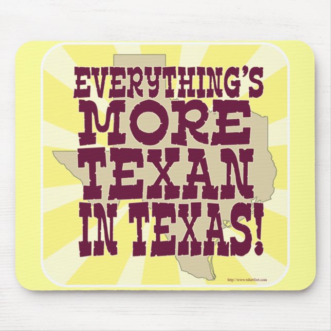 Mousepad Tudo no Texas! (Frente)