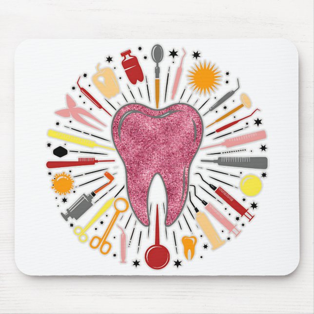 Mousepad Tudo o Pad do Mouse Dental (Frente)