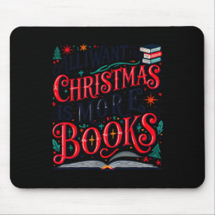 Mousepad Tudo O Que Eu Quero É Livros Árvore De Natal P