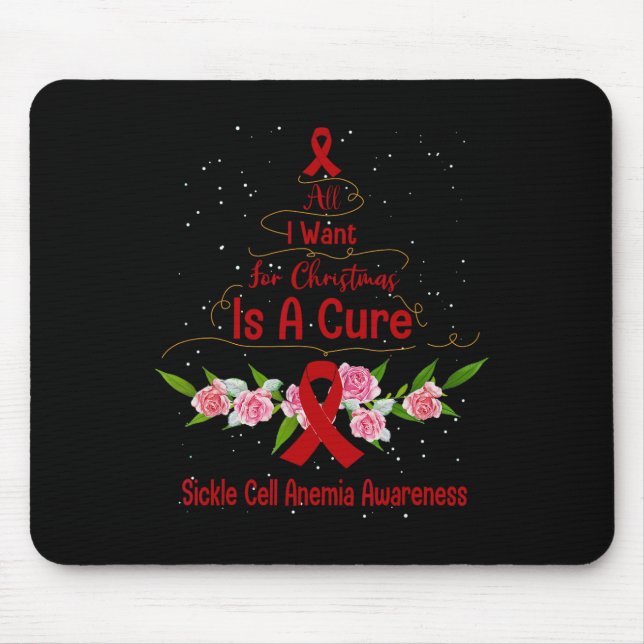 Mousepad Tudo O Que Quero Para O Natal É Cura Para A Célula (Frente)