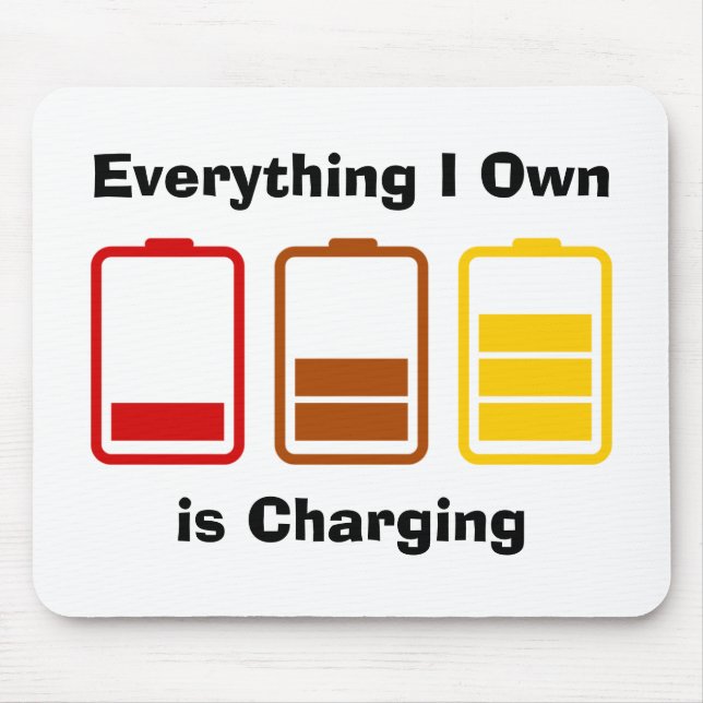 Mousepad Tudo que eu possuo está cobrando (Frente)