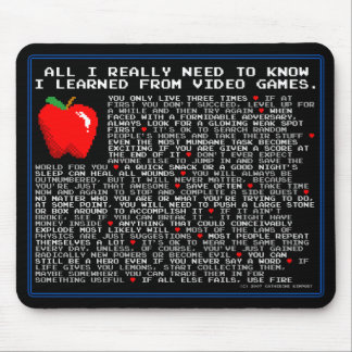 Mousepad Tudo que eu preciso de saber… Tapete do rato do