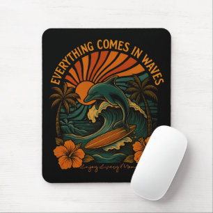 Mousepad Tudo vem no Retro de Ondas