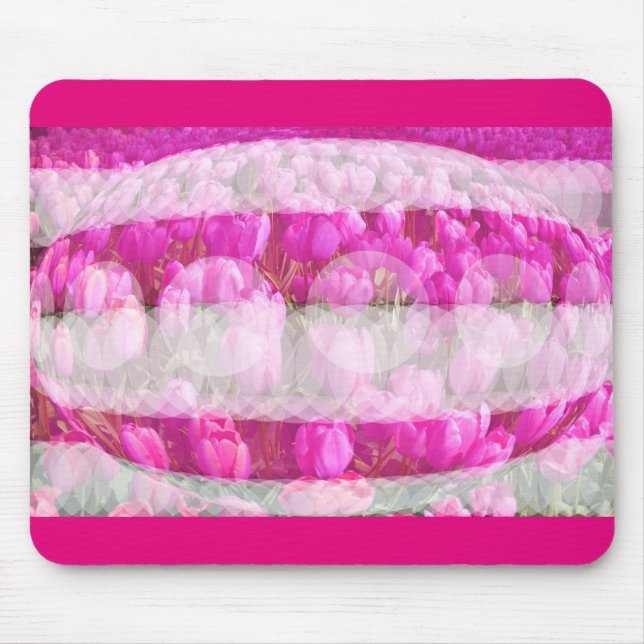 Mousepad Tulip aguardente floral (Frente)