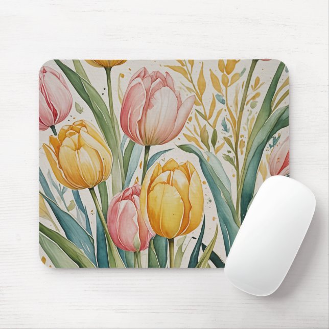 Mousepad Tulip Reverie (Com mouse)