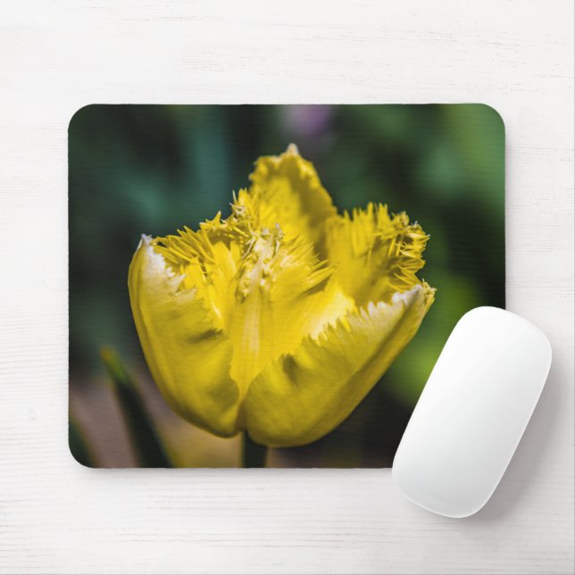 Mousepad Tulipa Amarela (Com mouse)