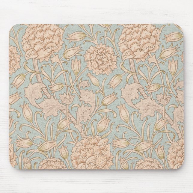 Mousepad Tulipa Selvagem Floral Design de William Morris (Frente)