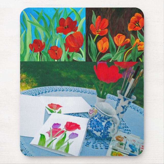 Mousepad tulipas (Frente)