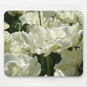 Mousepad Tulipas brancas