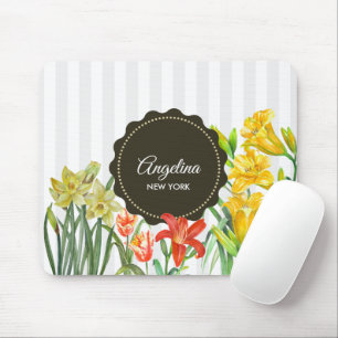 Mousepad Tulipas de Papagaio Amarelo